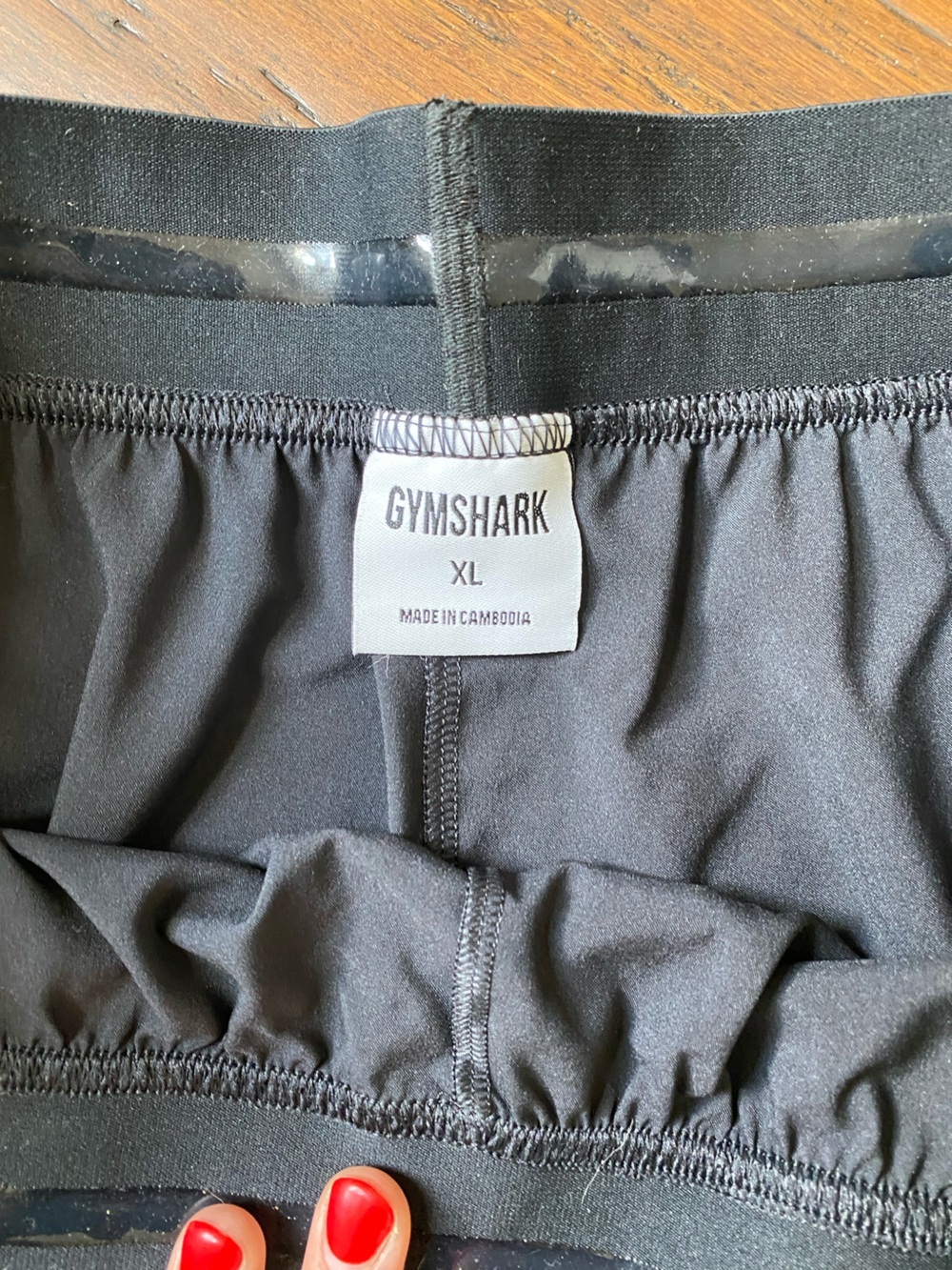 Gymshark Black Athletic Training Shorts - Picture 2 of 3